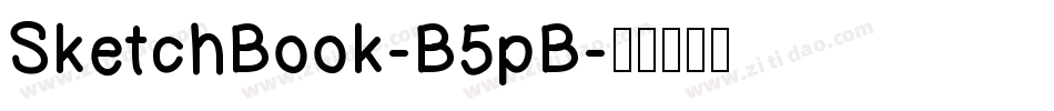 SketchBook-B5pB字体转换