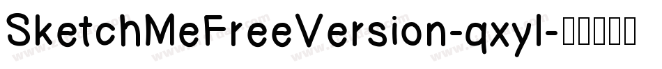 SketchMeFreeVersion-qxyl字体转换