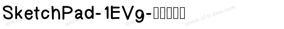 SketchPad-1EVg字体转换 SketchPad-1EVg字体转换