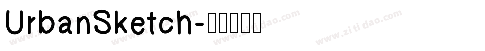UrbanSketch字体转换