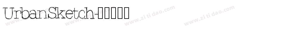 UrbanSketch字体转换