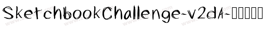 SketchbookChallenge-v2dA字体转换 SketchbookChallenge-v2dA字体转换