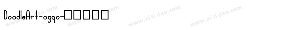 DoodleArt-ogqo字体转换