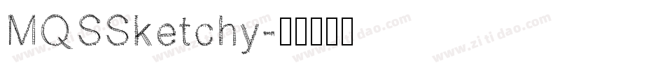 MQSSketchy字体转换