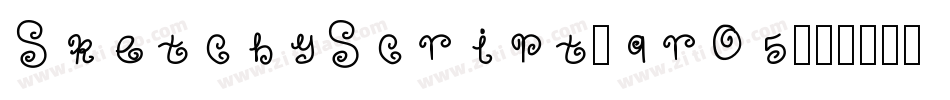 SketchyScript-9rO5字体转换