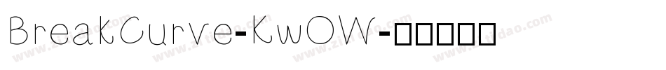 BreakCurve-KwOW字体转换