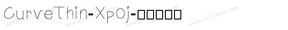 CurveThin-Xp0j字体转换