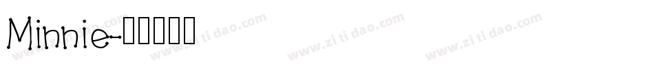 Minnie字体转换