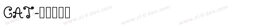 CAT字体转换