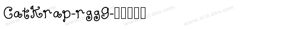 CatKrap-rgg9字体转换