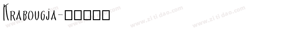 Krabougja字体转换