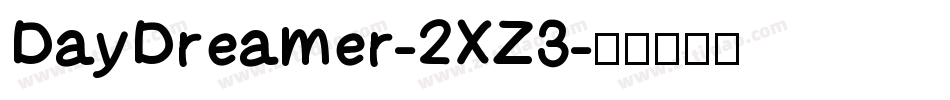DayDreamer-2XZ3字体转换