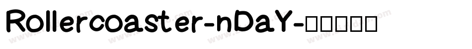 Rollercoaster-nDaY字体转换
