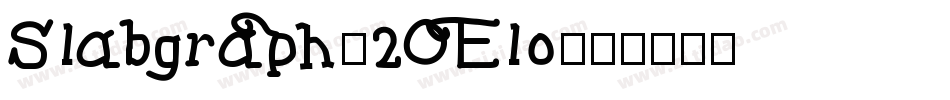 Slabgraph-2OElo字体转换