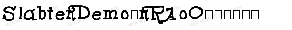 SlabtenDemo-nRAo0字体转换