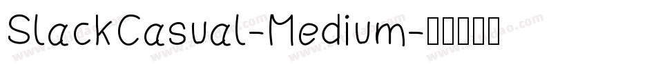 SlackCasual-Medium字体转换