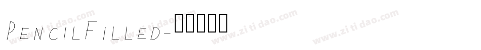 PencilFilled字体转换