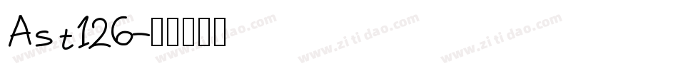 Ast126字体转换