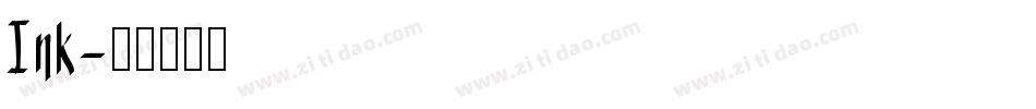Ink字体转换