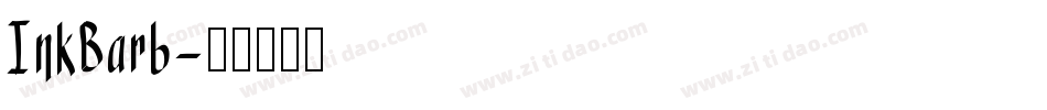 InkBarb字体转换