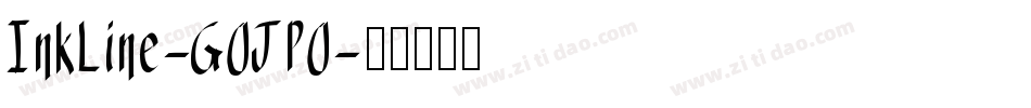 InkLine-GOJPO字体转换