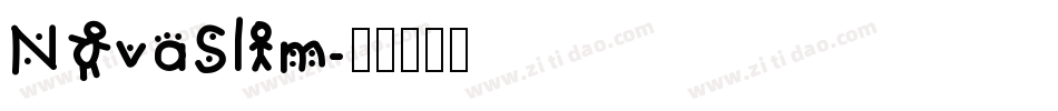 NovaSlim字体转换