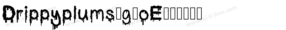 Drippyplums-g5oE字体转换