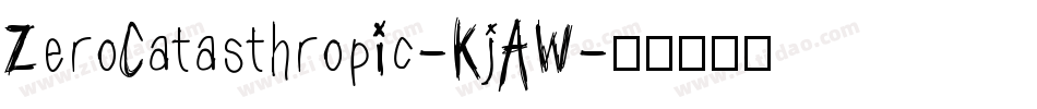 ZeroCatasthropic-KjAW字体转换