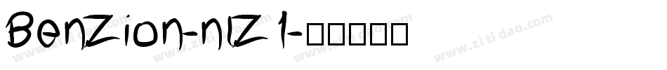 BenZion-nlZ1字体转换