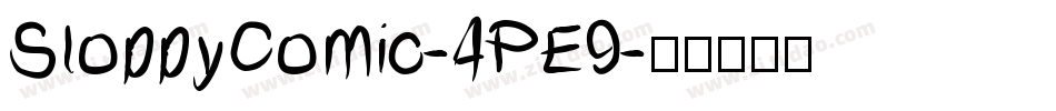 SloppyComic-4PE9字体转换