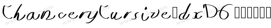 ChanceryCursive-dxD6字体转换