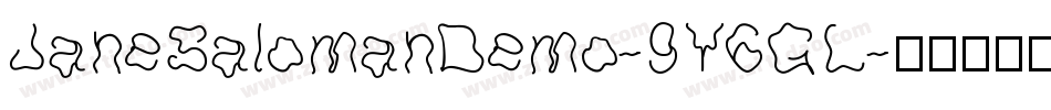JaneSalomanDemo-9Y6GL字体转换