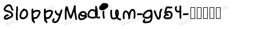SloppyMedium-gv54字体转换
