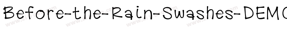 Before-the-Rain-Swashes-DEMO字体转换
