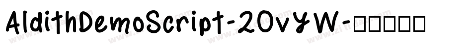AldithDemoScript-2OvYW字体转换