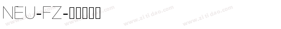 NEU-FZ字体转换