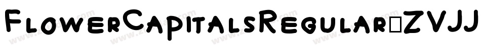 FlowerCapitalsRegular-ZVJJl字体转换