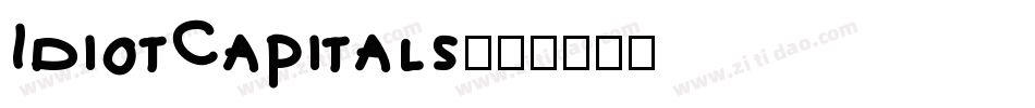 IdiotCapitals字体转换