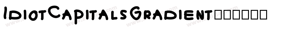 IdiotCapitalsGradient字体转换