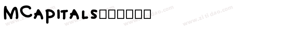 MCapitals字体转换