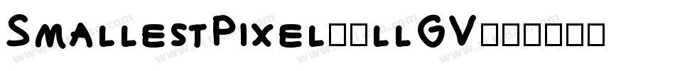 SmallestPixel7-llGV字体转换