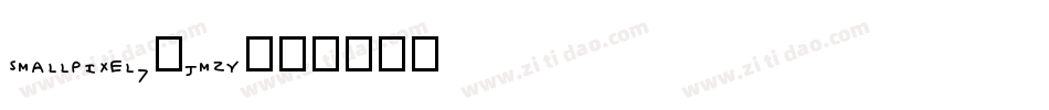 SmallPixel7-jmzy字体转换