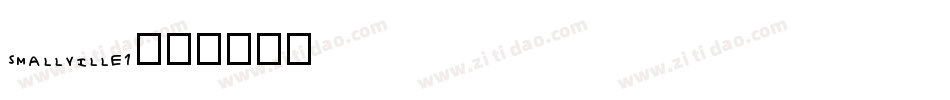 Smallville1字体转换