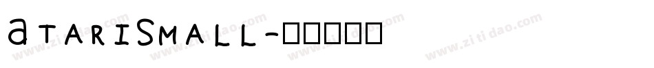 AtariSmall字体转换
