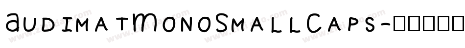 AudimatMonoSmallCaps字体转换