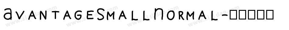 AvantageSmallNormal字体转换