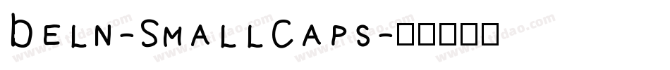 Beln-SmallCaps字体转换