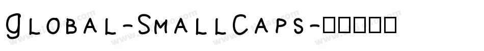 Global-SmallCaps字体转换