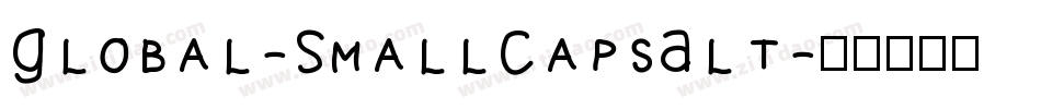 Global-SmallCapsAlt字体转换