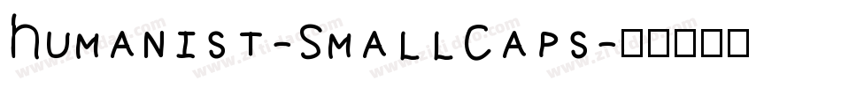 Humanist-SmallCaps字体转换